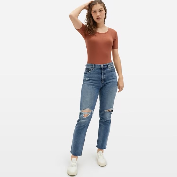 Everlane ripped jeans in great used condition - Picture 1 of 3